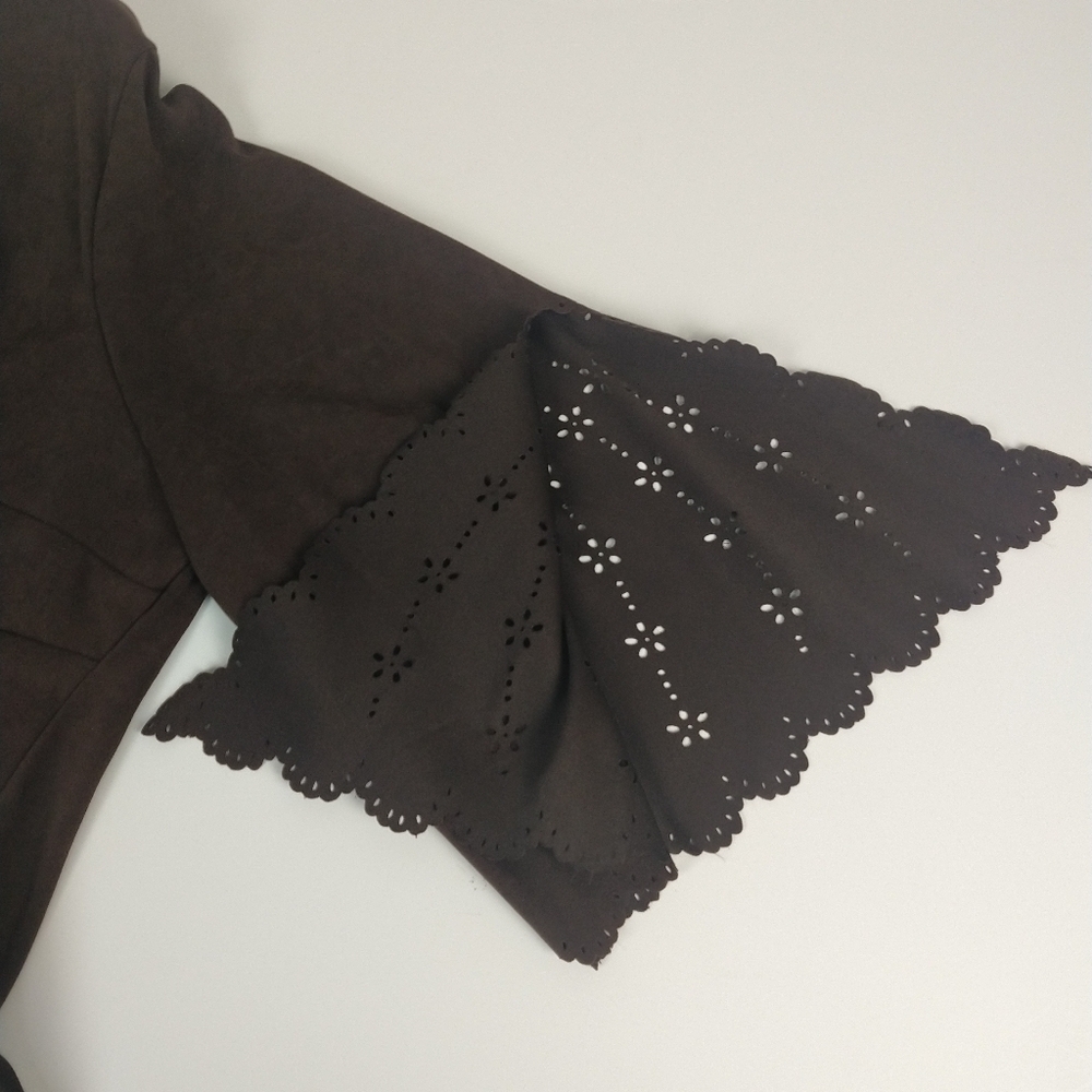 Roaman's Faux Suede top - Picture 5 of 10